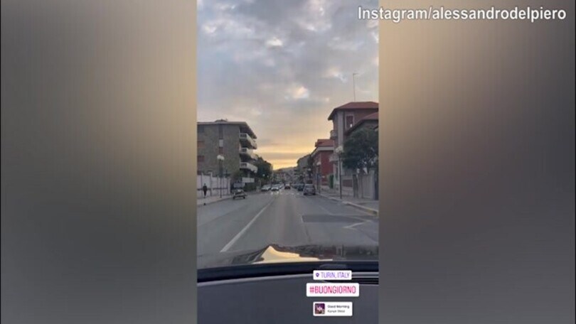 Torino, ecco Del Piero: "Buongiorno"