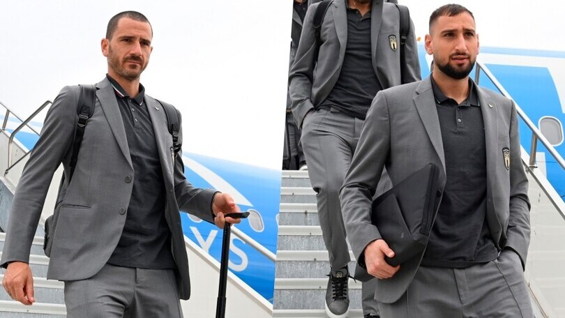 L'Italia sbarca in Ungheria: Bonucci e Donnarumma, che concentrazione!
