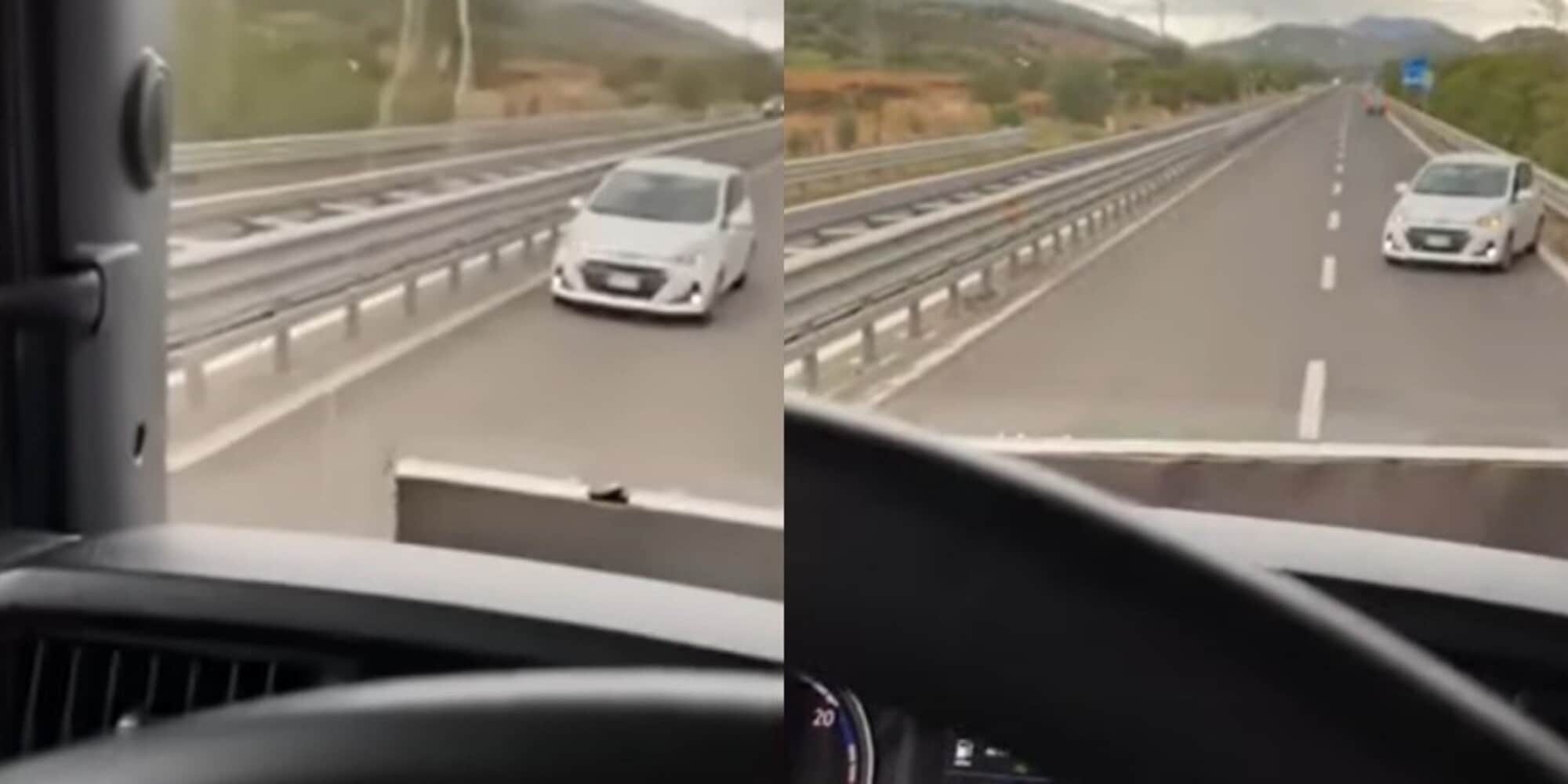 Rischio incidente sulla Statale: anziana viaggia contromano, camionista la blocca