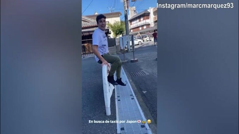 Moto Gp, Marquez in Giappone attende...un taxi!