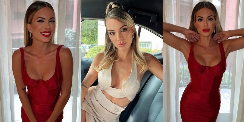 Ludovica Pagani alla MFW: il look total red conquista tutti