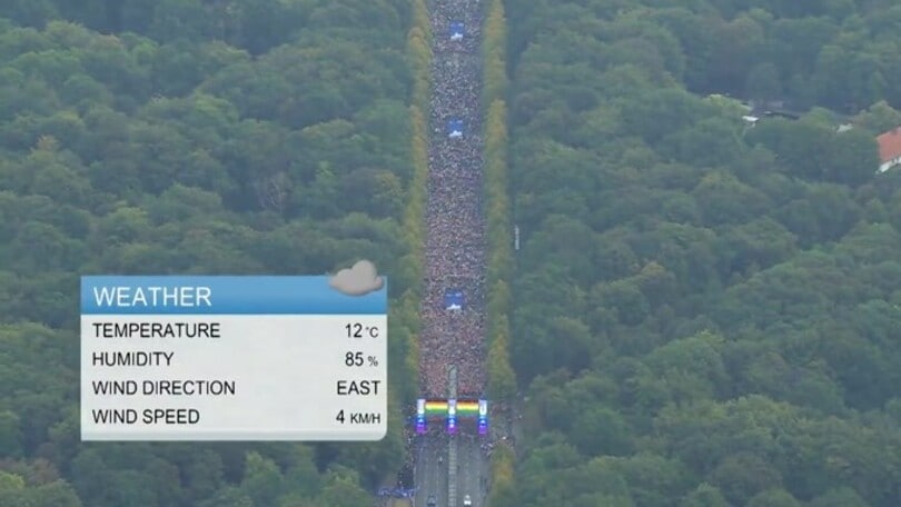 Eliud Kipchoge da record nella festa di BMW Berlin Marathon