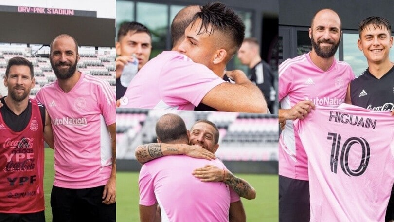 L'Argentina a Miami da Higuain: da Messi a Dybala, che festa!