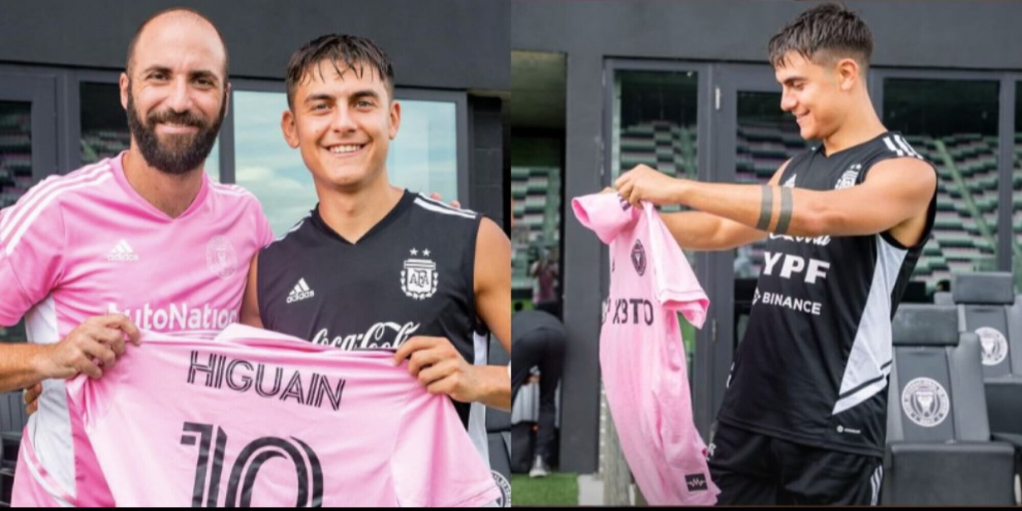 L'Argentina di Dybala si allena con Higuain: foto e abbracci social