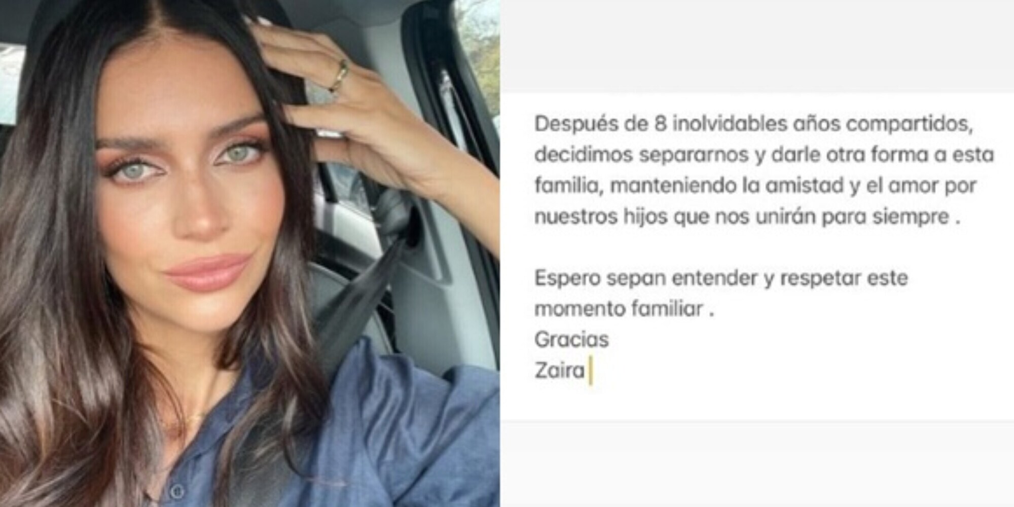 Dopo l'addio di Wanda Nara a Icardi, la sorella Zaira si separa: l'annuncio
