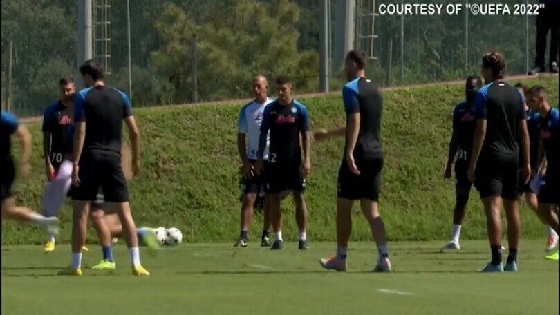 Napoli, Osimhen al lavoro in palestra