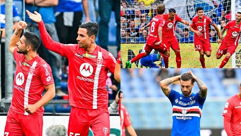 Pessina apre, magia di Caprari e poi Sensi: Sampdoria ko, tris Monza