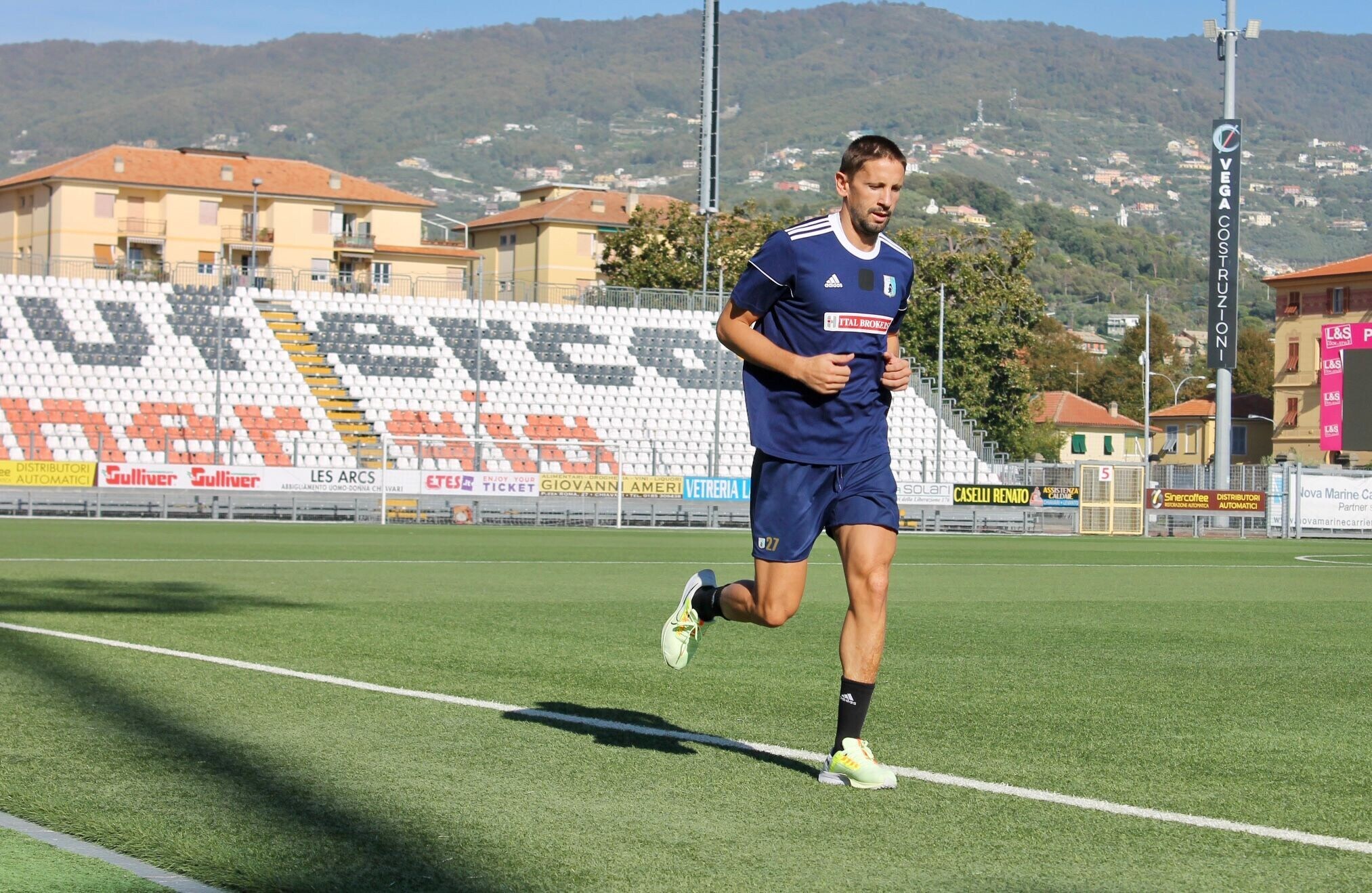 Ramirez, il primo allenamento con l'Entella