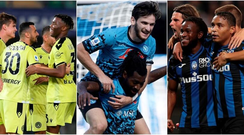 Serie A: Napoli, Atalanta e Udinese tra le uniche imbattute in Europa