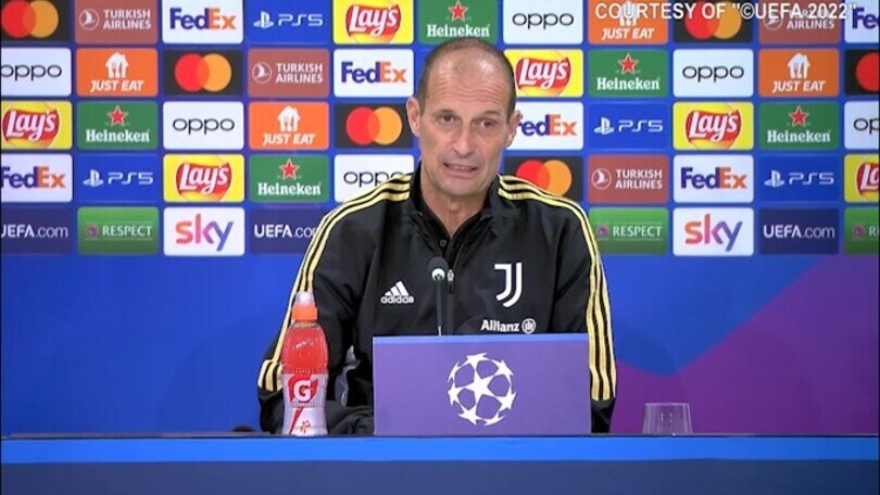 Allegri: "Da amante dei gesti tecnici lo ringrazio"