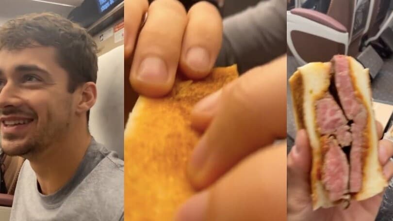 Leclerc e Sainz, gioco di squadra per un gustosissimo sandwich