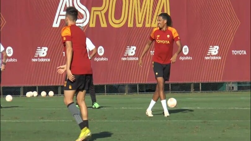 Roma-Betis, allenamento a Trigoria per i giallorossi