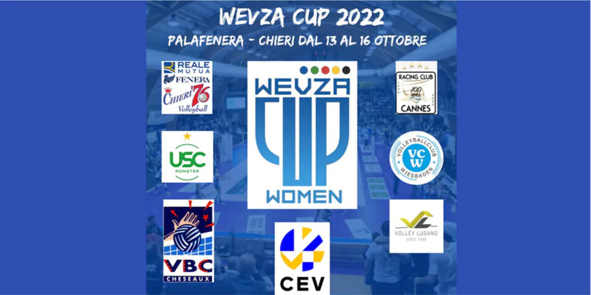 Chieri '76: il programma della WEVZA Cup
