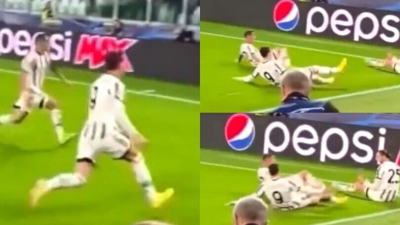 Di Maria e Vlahovic show: esultanza sincronizzata al gol di Rabiot