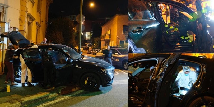 Rapina Di Maria, le immagini dei ladri: macchina distrutta nella fuga