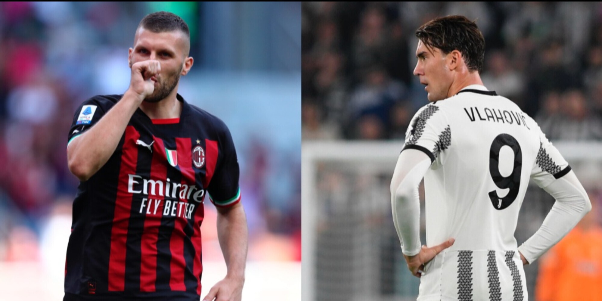 Milan-Juve: Rebic bestia nera, Vlahovic e il tabù da sfatare al Meazza