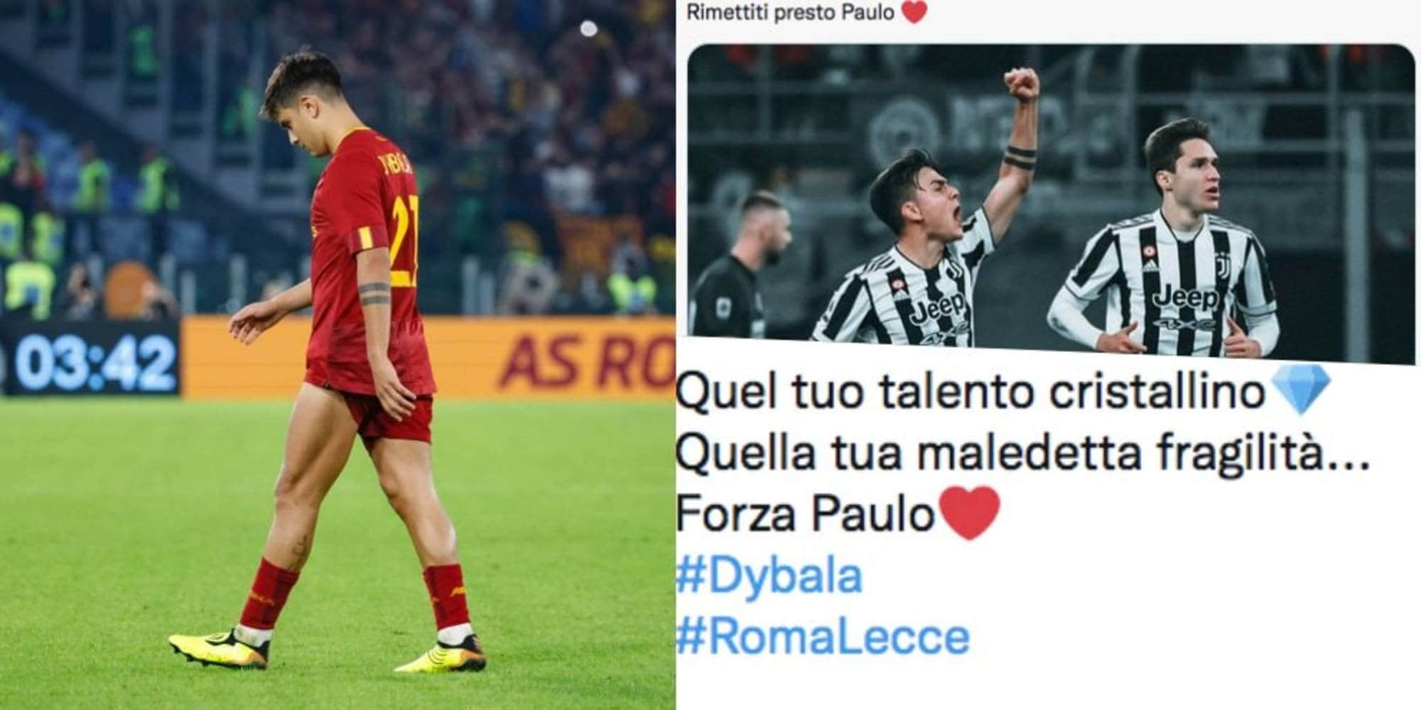 I tifosi Juve non dimenticano Dybala: "Rimettiti presto Paulo"