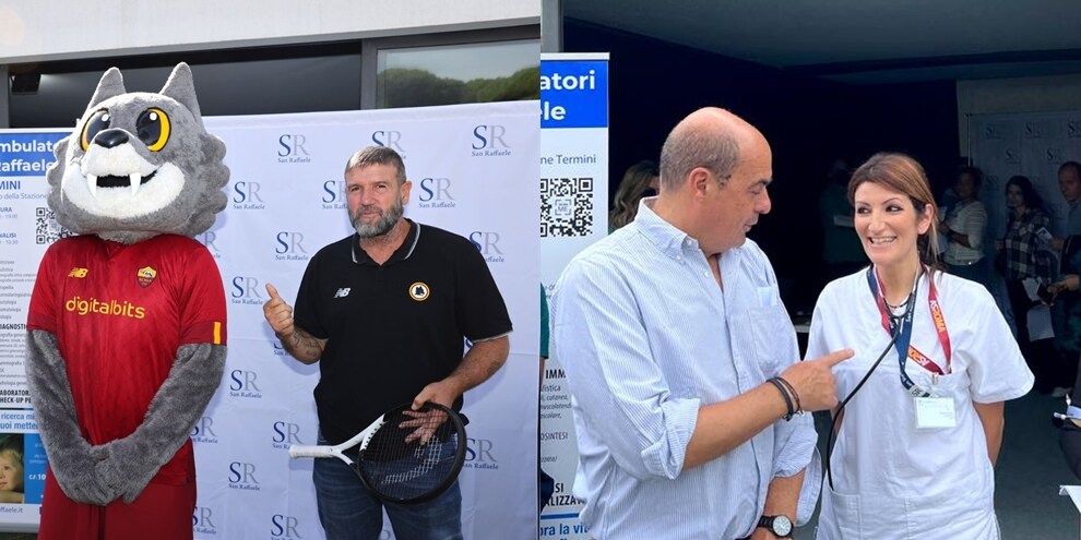 Tennis & Friends: San Raffaele e AS Roma vincono insieme la sfida della prevenzione