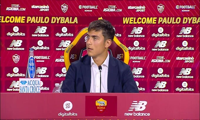 Roma, stop per Dybala: out tra le 4 e le 8 settimane