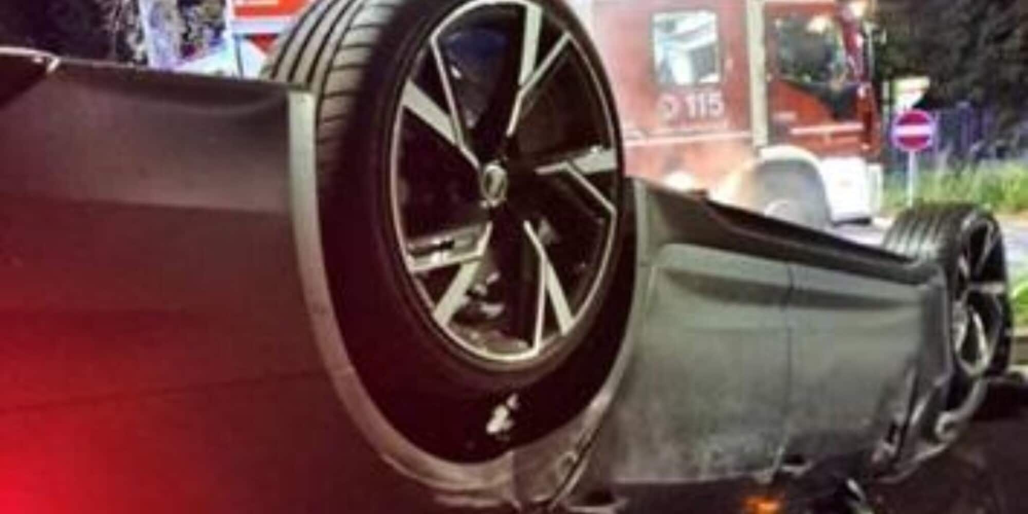 Auto ribaltata e in fiamme: paura per il centrocampista dell'Udinese