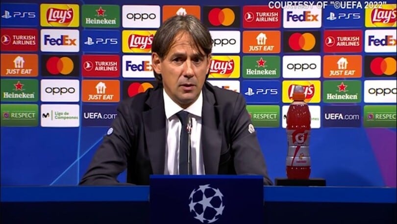 Inzaghi: “All’andata arbitraggio buono”