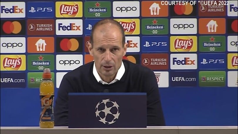 Allegri: “Sentimento? Sono deluso”