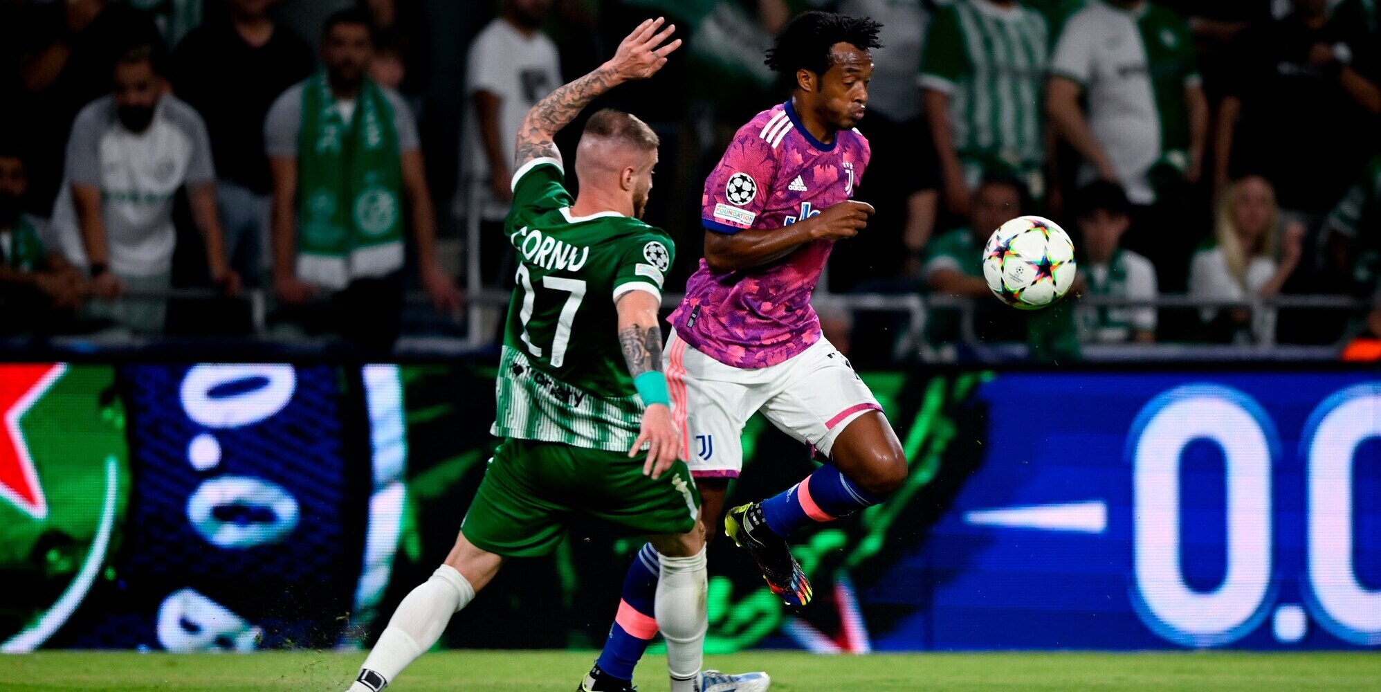 Maccabi-Juventus 2-0 VIDEO: i gol di Atzili, il rigore negato a Cuadrado