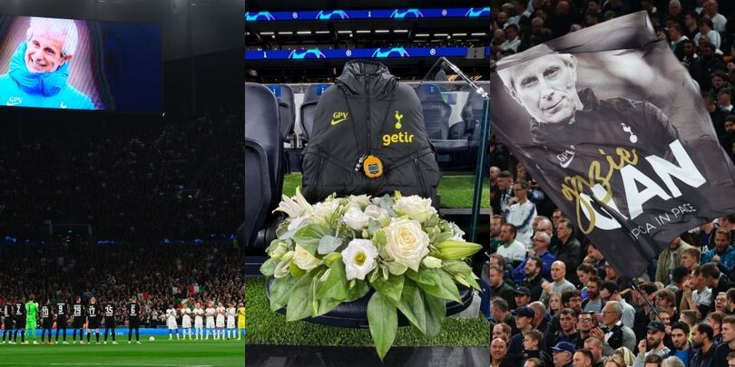Tottenham, minuto di silenzio e una corona di fiori per ricordare Ventrone