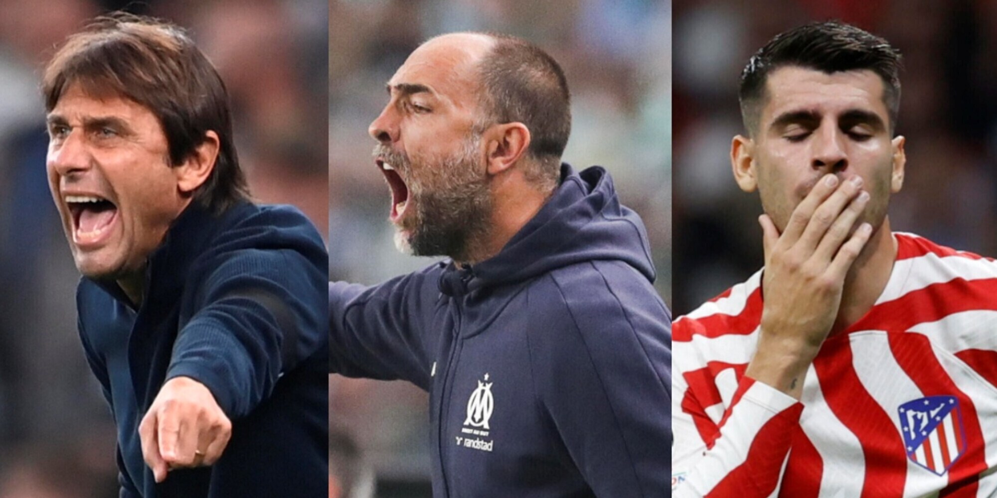 Champions, vincono Conte e Tudor. L'Atletico di Morata sbatte sul Bruges