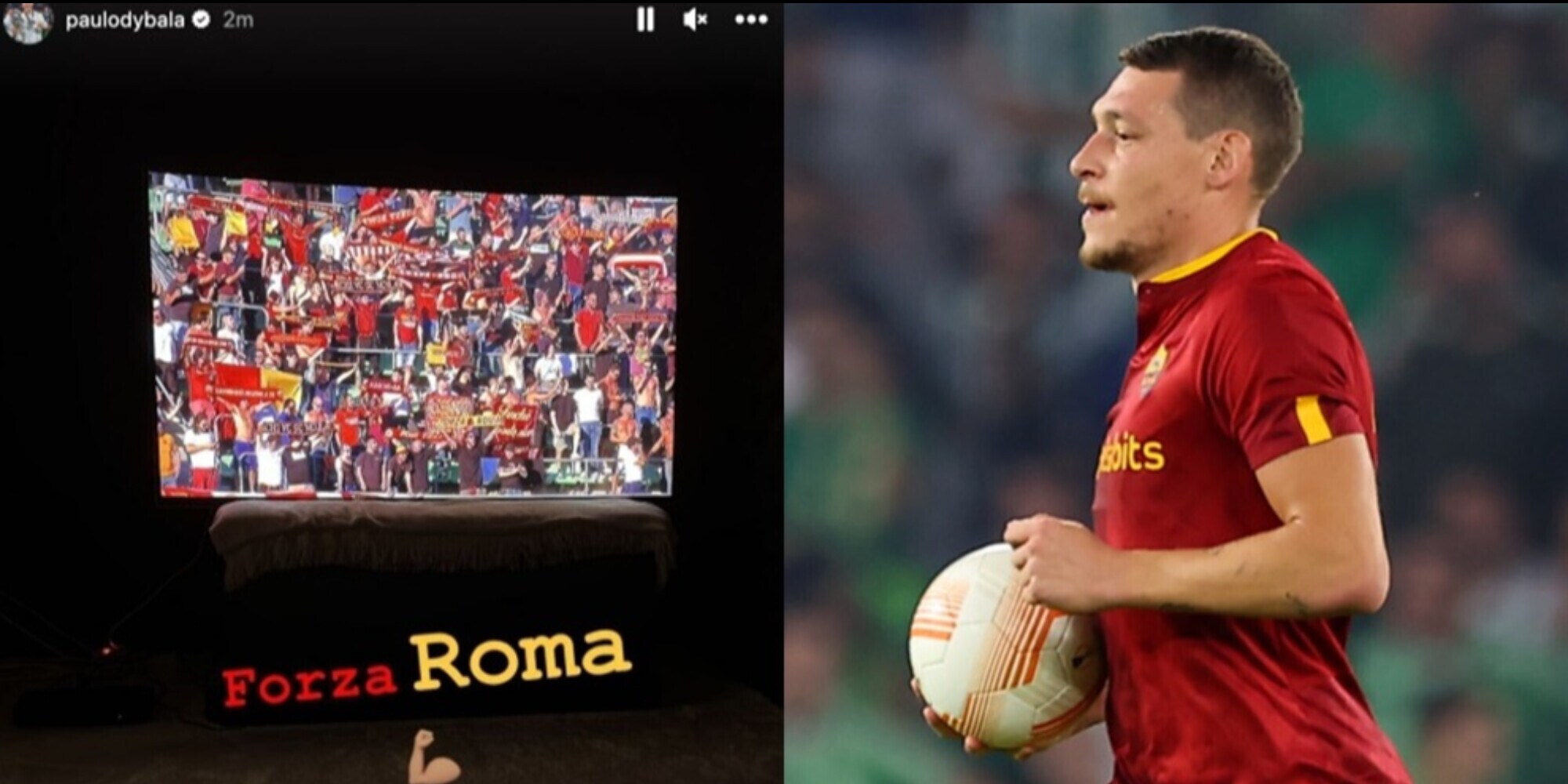 Betis-Roma 1-1: Dybala fa il tifo da casa, Belotti evita il ko a Mourinho