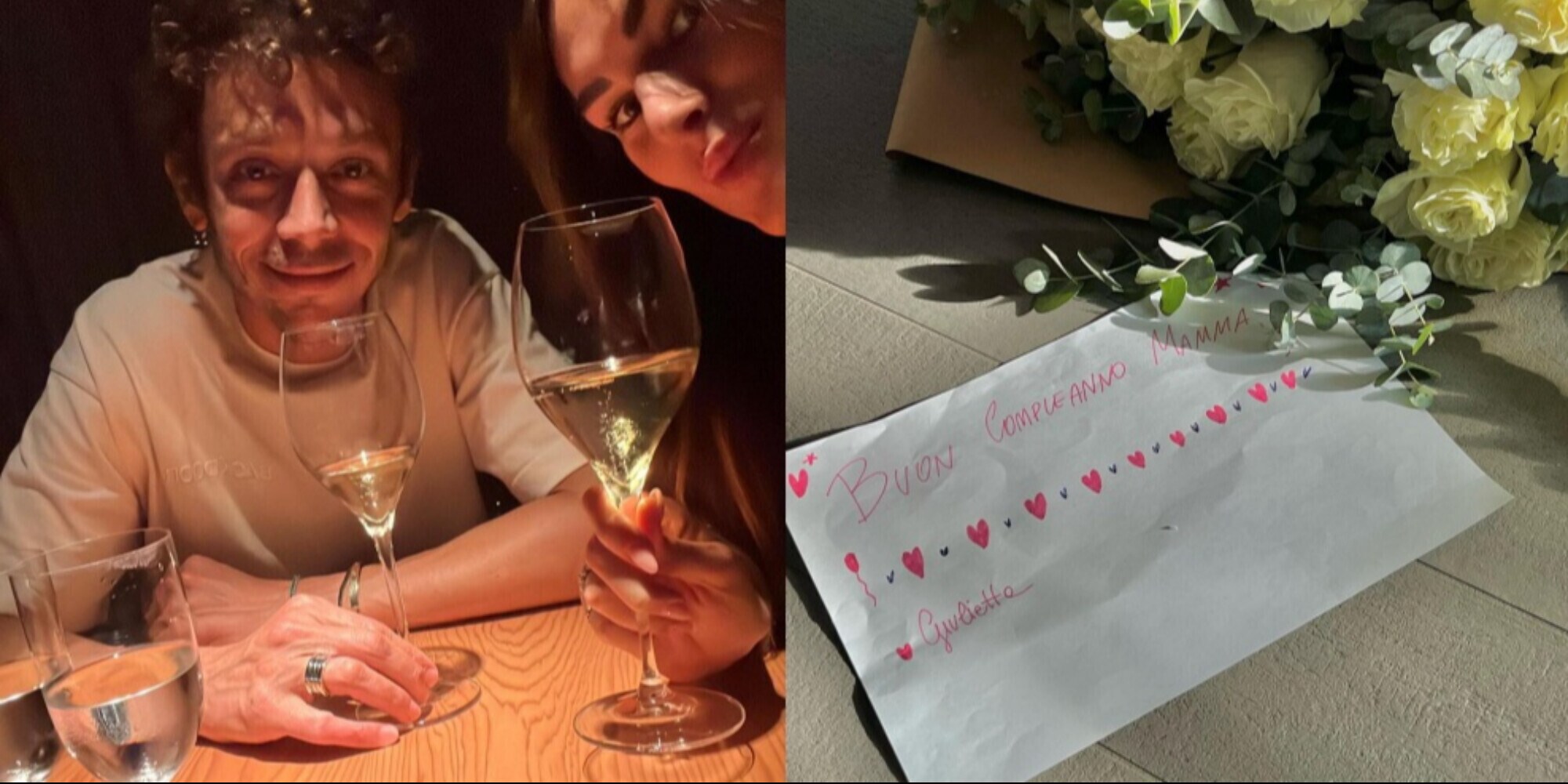 Valentino Rossi, cena romantica per il compleanno di Francesca Sofia Novello