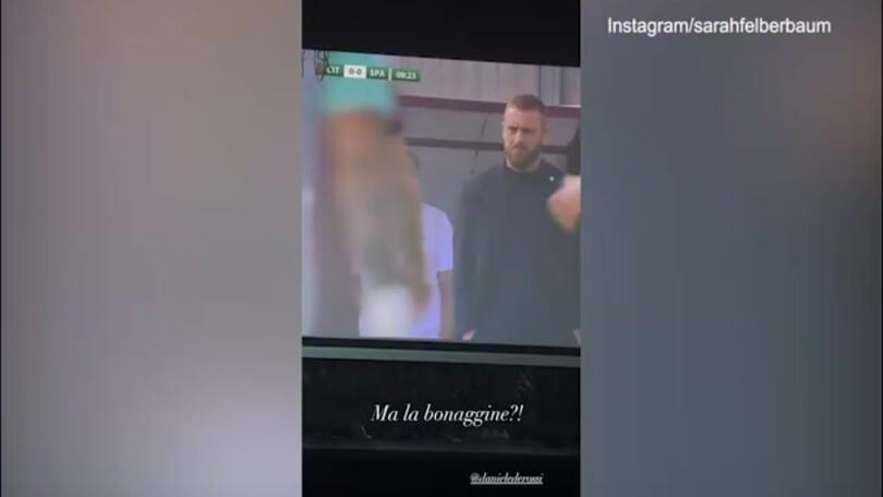 Esordio per De Rossi, il messaggio della moglie dalla tribuna