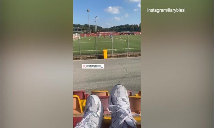 Ilary Blasi a Trigoria: il post sui social