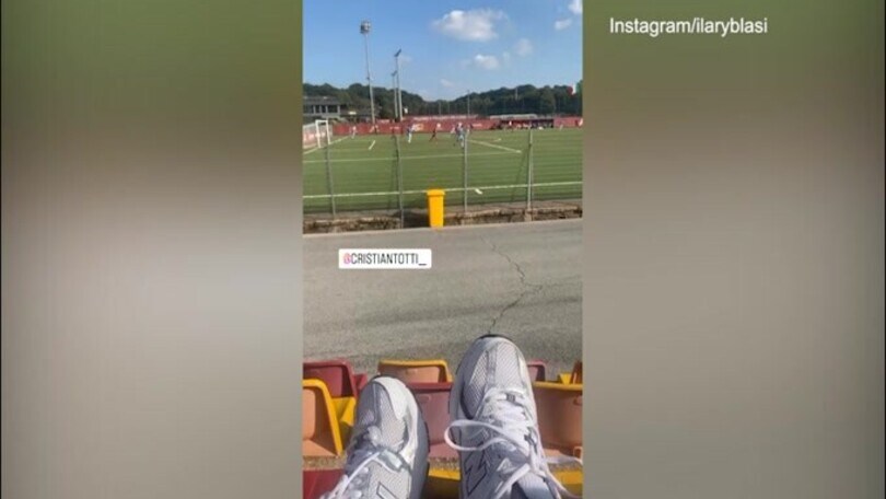 Ilary Blasi a Trigoria: il post sui social