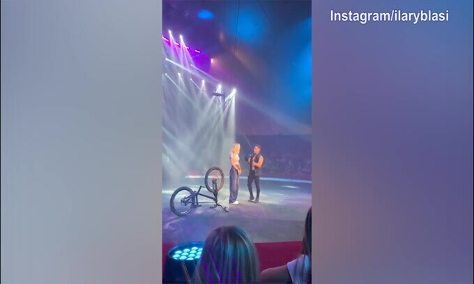 Ilary, coraggio pazzesco al Festival del Circo!