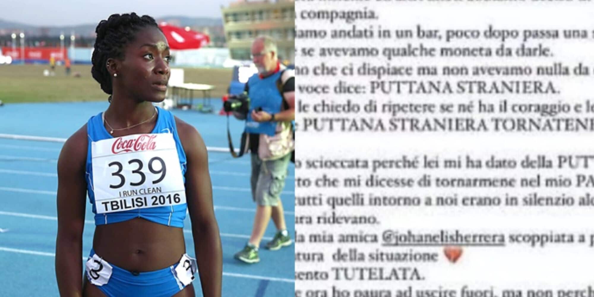 Zaynab Dosso, l'insulto, l'indifferenza e lo sfogo sui social: cosa è successo
