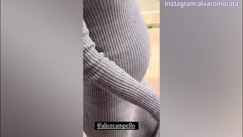 Morata, ma che fai? Lo spagnolo prende in giro Alice...
