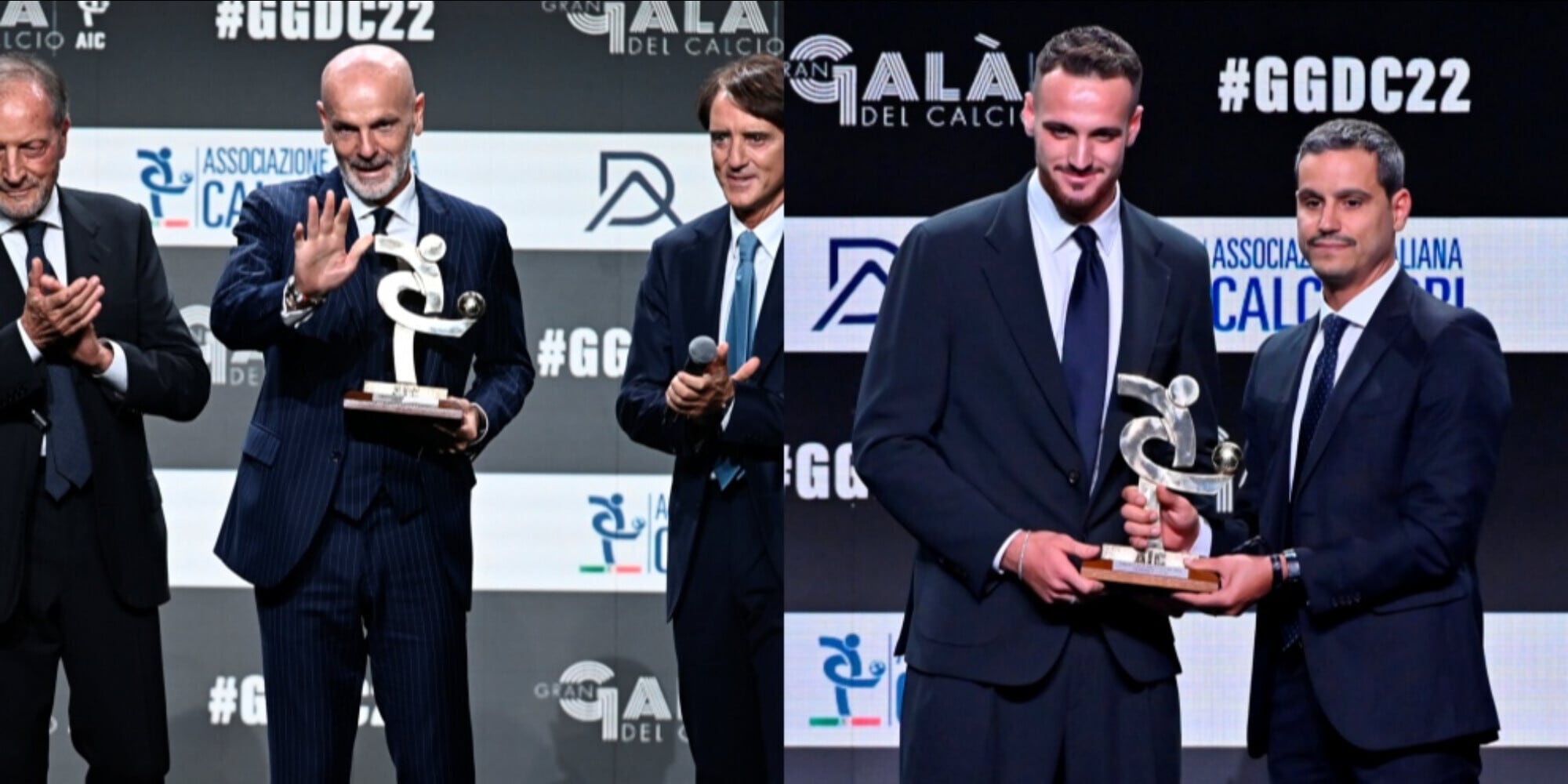 Da Pioli a Gatti e Vlahovic, tutti i premi al Gran Galà del Calcio: domina la Juve Women