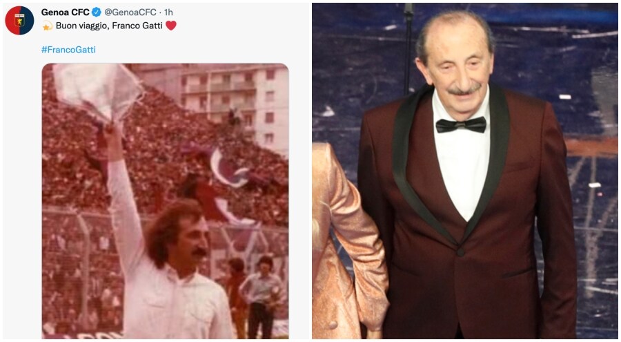 Franco Gatti, i Ricchi e Poveri e il Genoa piangono l'addio
