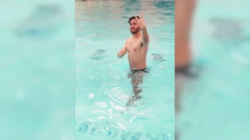 I giocatori del Chelsea si “allenano” a basket marino