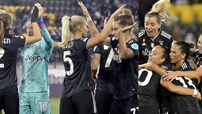 Juventus Women show: dopo il successo in Champions scatta la festa