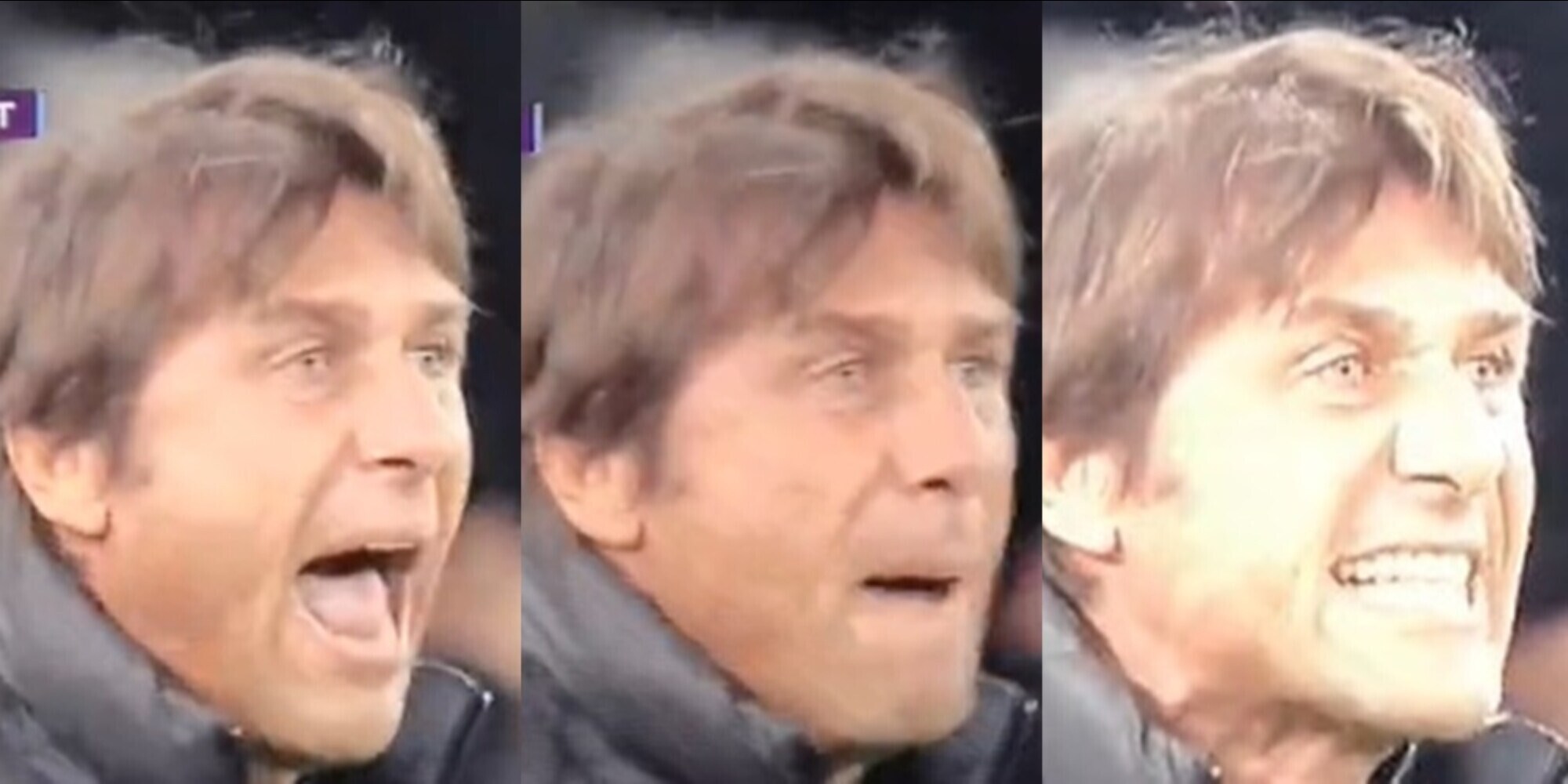Conte, furia in United-Tottenham: “Passala, testa di c…” Con chi ce l’aveva?