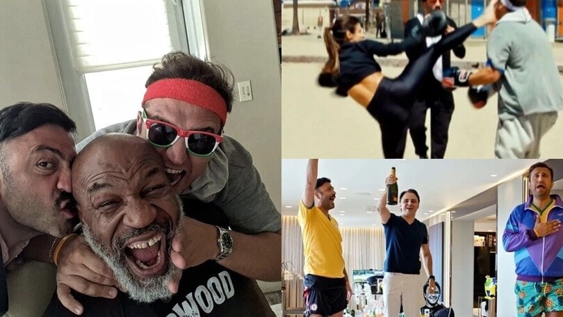 Emigratis, Pio e Amedeo fanno il botto con Mike Tyson, Canalis, Massa
