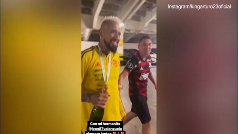 Flamengo campione, è "Vidal loca" per tutta la notte!