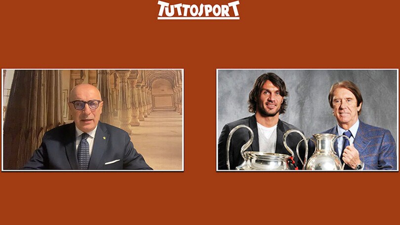 La tribuna Cesare Maldini, la prima volta contro il Monza di Berlusconi e Galliani: Milan, i giorni del cuore