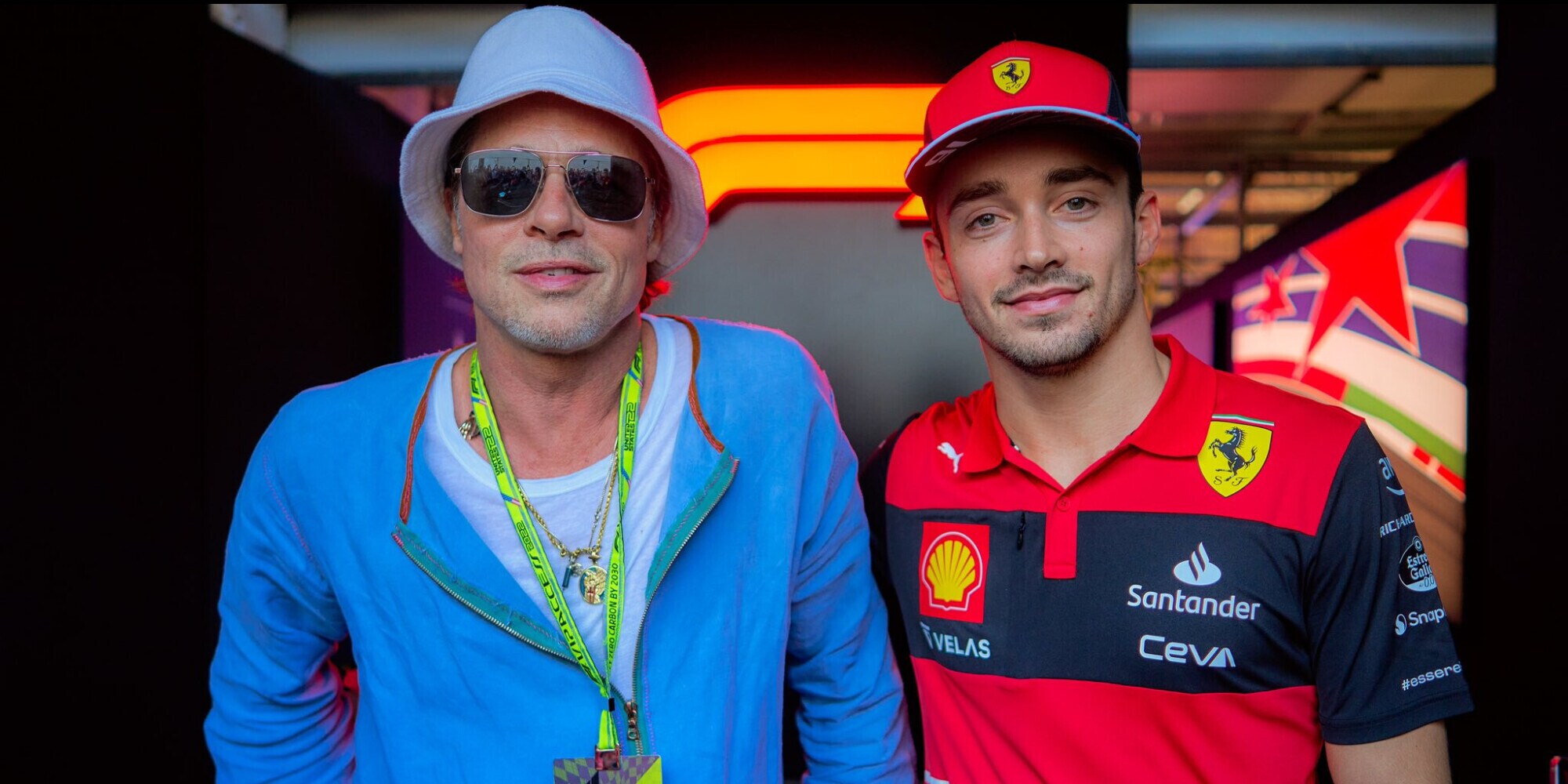 F1 Ferrari, GP Usa: lo riconoscete? Il Vip insieme a Leclerc