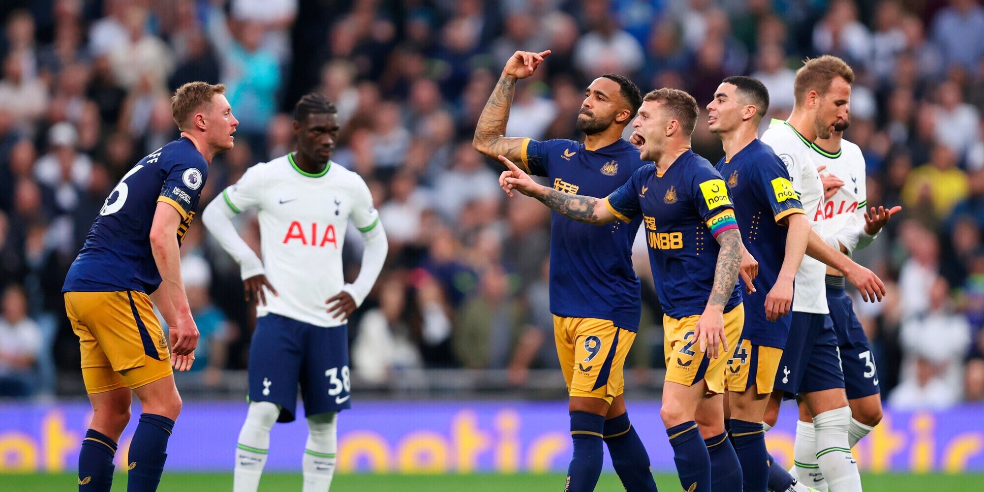 Conte cade contro il Newcastle: Tottenham ancora ko. Frena l'Arsenal