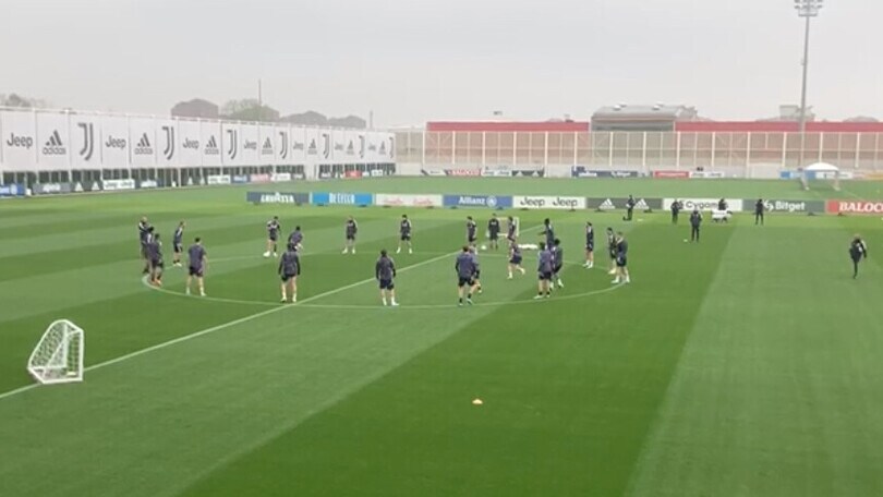 Champions Juve: si allena anche Chiesa, non Pogba