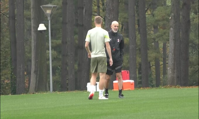 Verso Dinamo Zagabria-Milan: le immagini della rifinitura