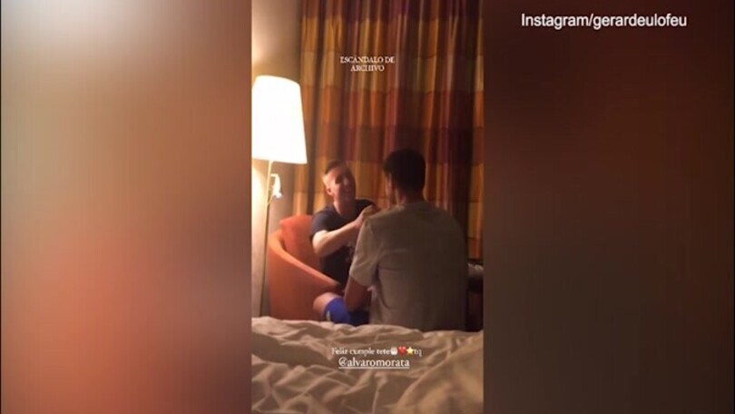 Tra Morata e Deulofeu sono sberle: il video virale